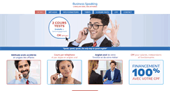 Desktop Screenshot of business-speaking.com